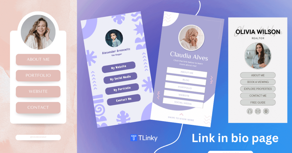 What is a link in bio page?