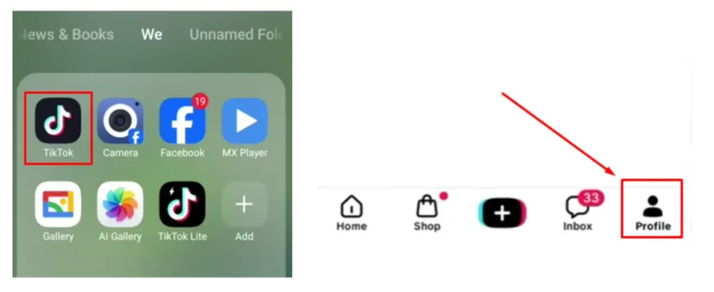 TikTok profile