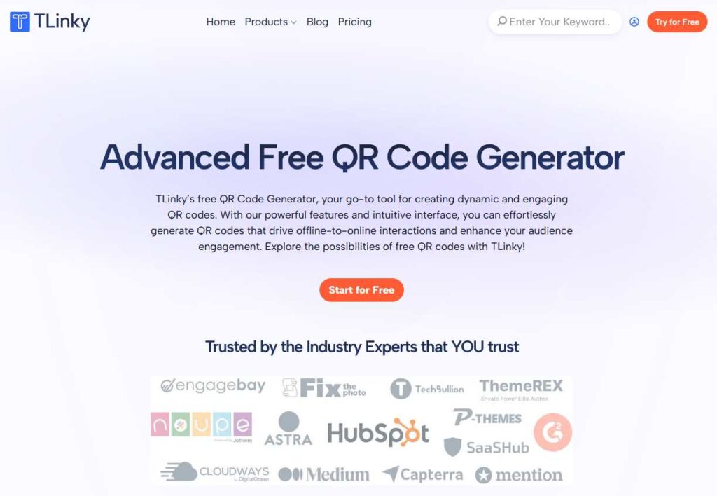 TLinky Custom QR Code Generator