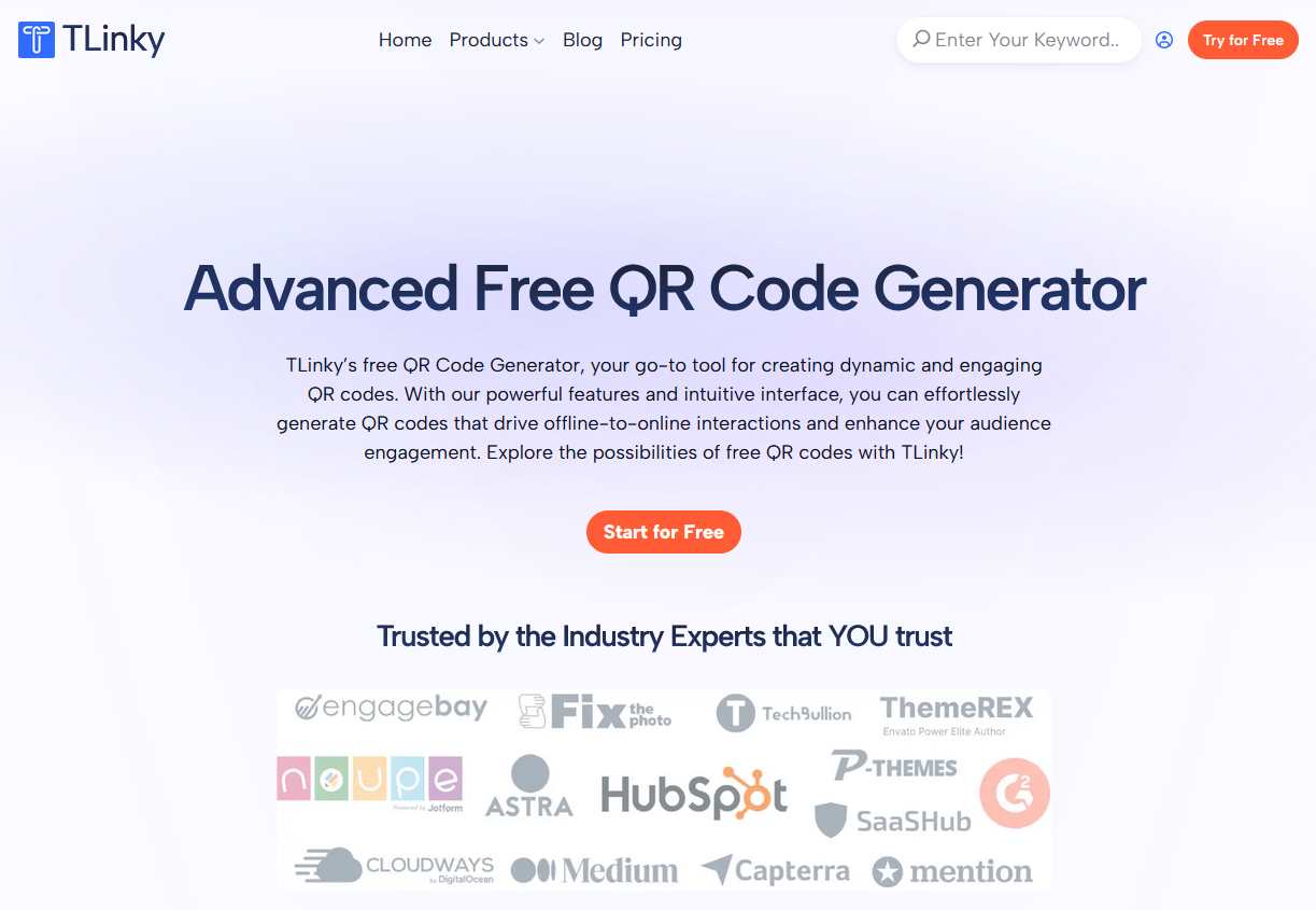 Best Custom QR Code Generator with Ease in 2024 - TLinky