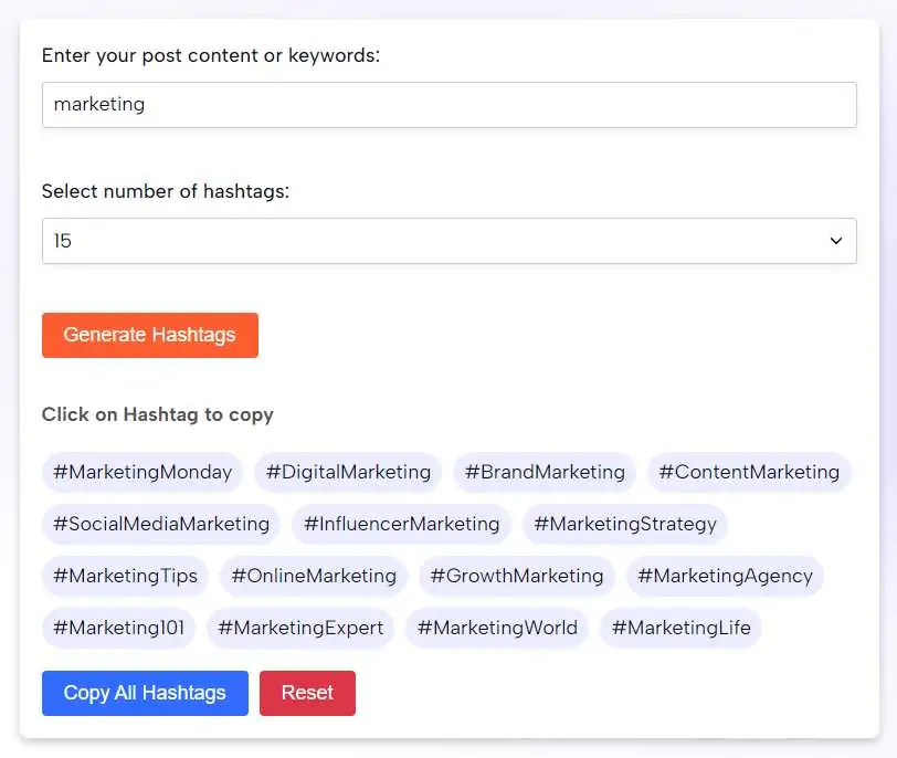 Free Hashtag Generator for Wedding