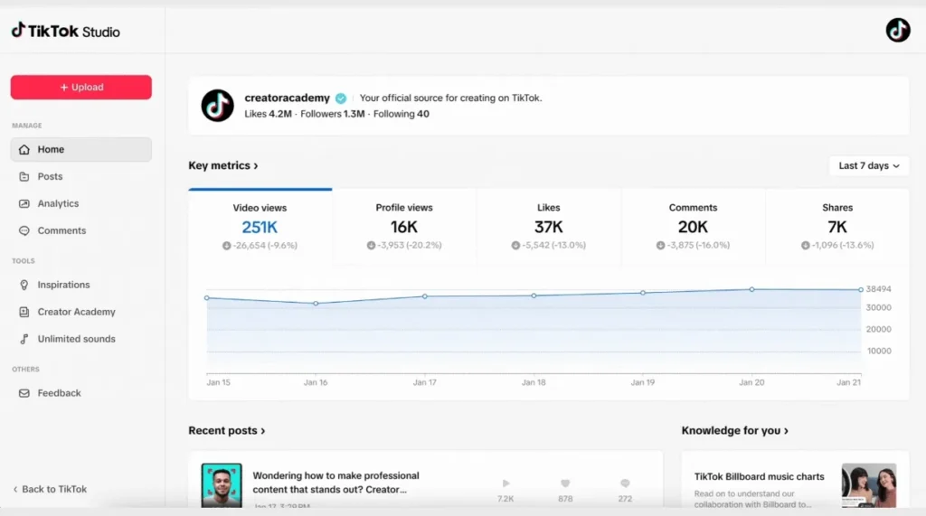 TikTok Analytics