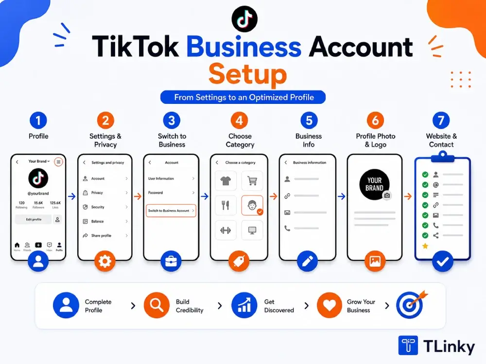 TikTok Business Account setup