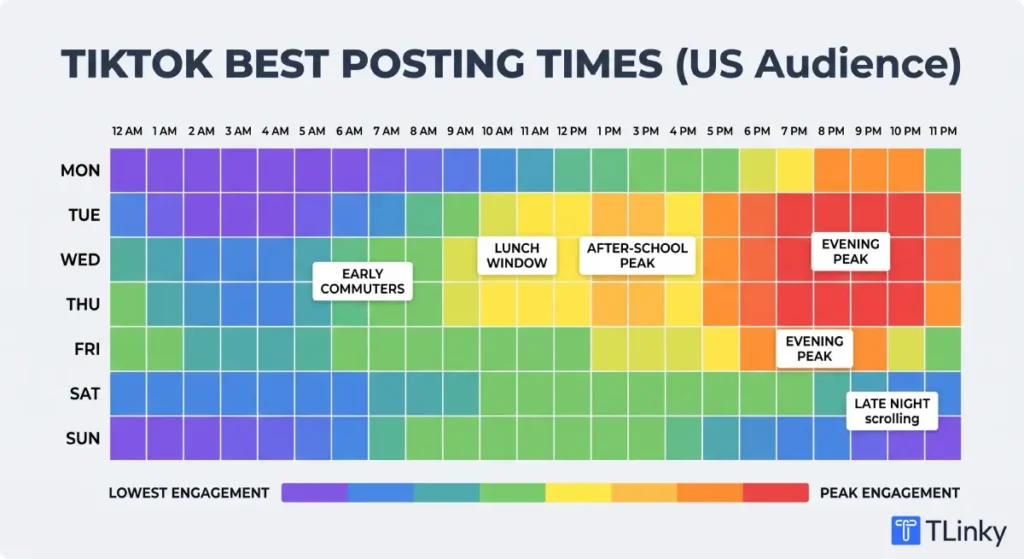 Best posting times grid