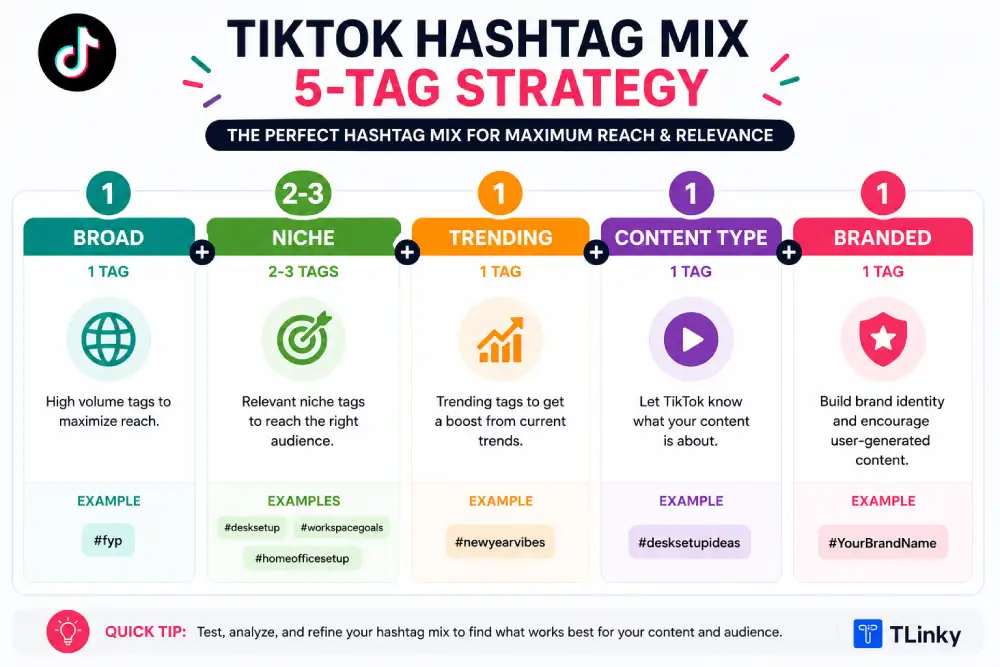TikTok hashtag strategy