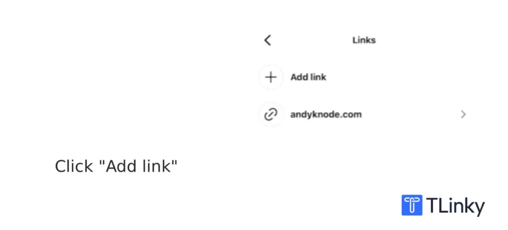 Going to your add links
