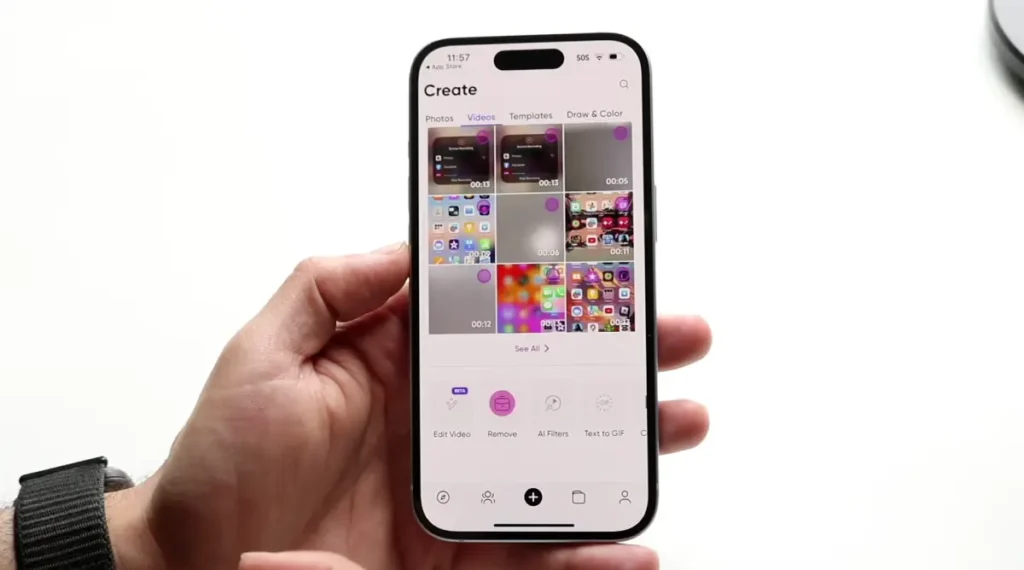 Picsart editor mobile app