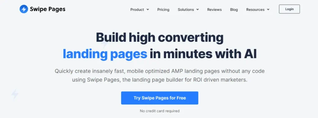 Swipe Pages