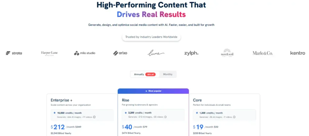 Predis.ai Pricing