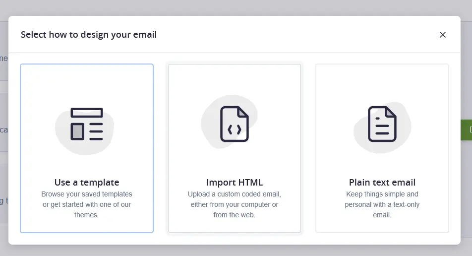 Campaign Monitor design email