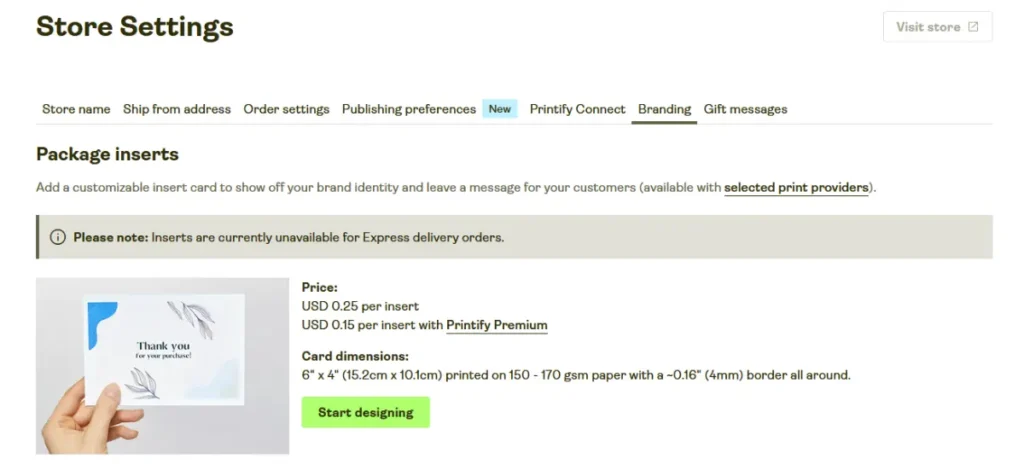 Printify Branding