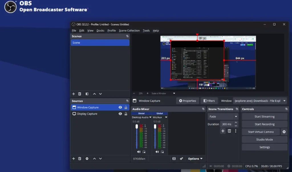 Using OBS