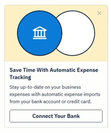 Connect the bank account